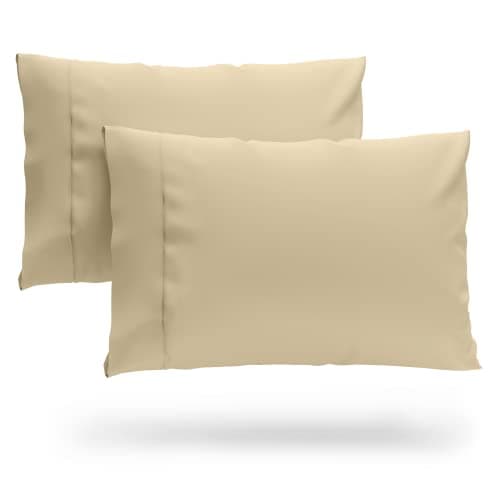Cosy House Collection Bamboo Derived Rayon Pillowcase Set - Ultra Soft, Cooling Standard/Queen (Chocolate)
