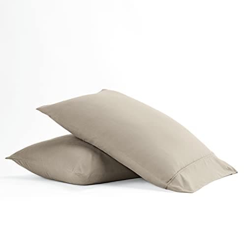 Luxurious King Size Pillow Covers - Ultra Soft 40x20 - Taupe - Gifts for Women