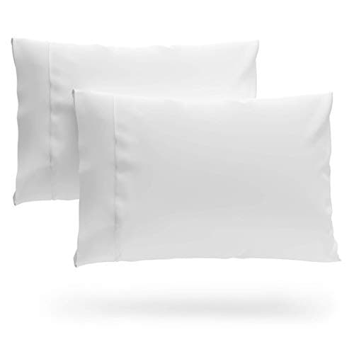 Cosy House Collection Bamboo Derived Rayon Pillowcase Set - Ultra Soft, Cooling Standard/Queen (Chocolate)