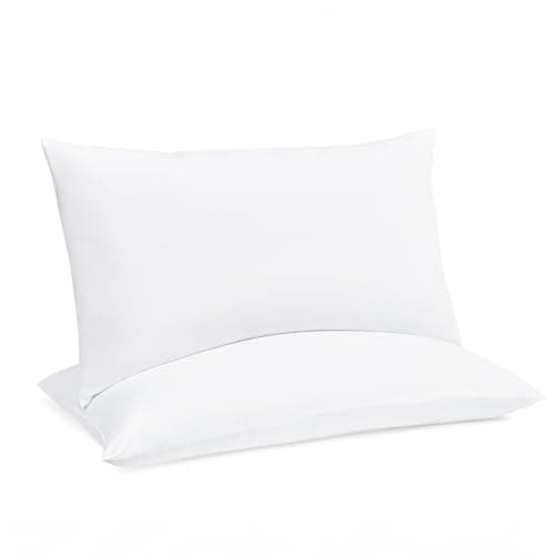 Linen Queen Pillow Set - Soft, Hypoallergenic & Machine Washable