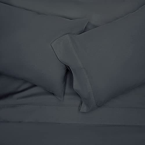 Sunday Home 100% Oeko Tex Certified Cotton Sheets - Dark Grey Queen Set