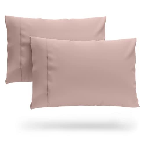Cosy House Collection Bamboo Derived Rayon Pillowcase Set - Ultra Soft, Cooling Standard/Queen (Chocolate)