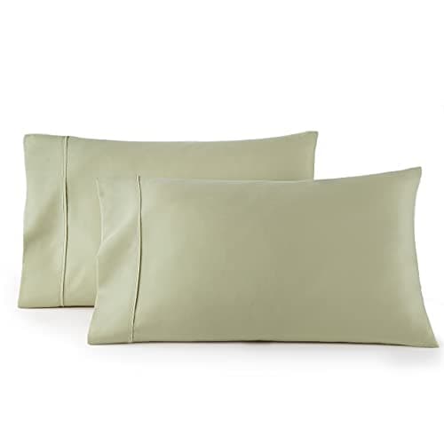 HC Collection Extra Soft Microfiber Pillowcases - Set of 2 - Sage