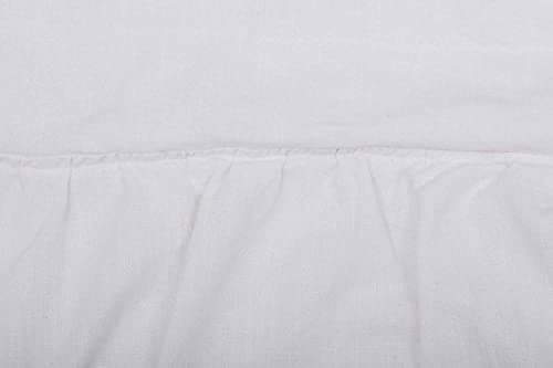 Piper Classics Serenity Crisp White Ruffled Quilt, Extra Large