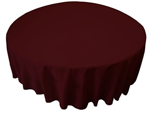 LA Linen Washable Emerald Green 108"Round Tablecloth