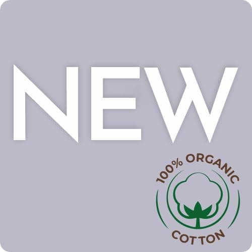 California Design Den 100% Organic Cotton Deep Pocket Sheets - Ivory
