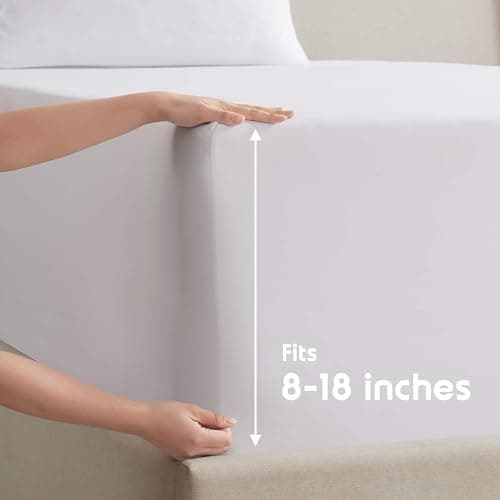 Nestl Queen Sheet Set - 4PC Deep Pocket, Hotel Luxury Sheets
