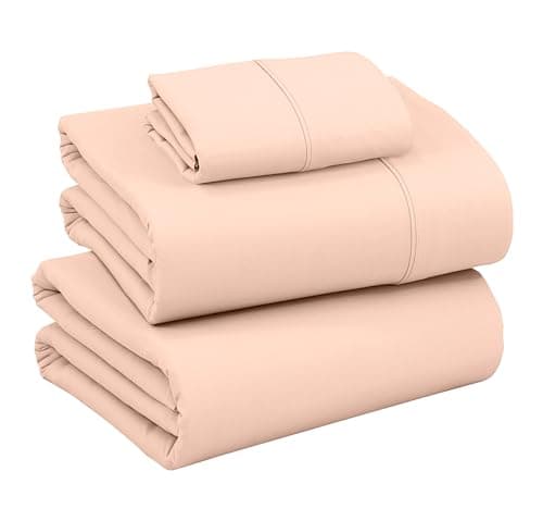 Full Size Brushed Microfiber Sheets Set with Deep Pockets - Pink Memories