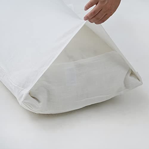Set of 2 Soft Breathable Natural Flax Linen Pillowcases