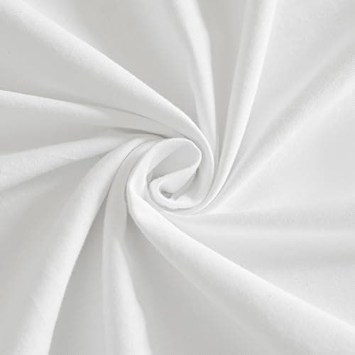 JELLYMONI Linen Grey 20x26 Pillowcases Set of 2 100% Washed Cotton