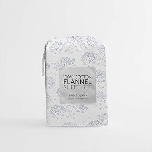 Ultra-Soft & Cooling Light Blue Flower Full Bedding Sheets for Full Size Bed - Sleep Better Than Ever with Linen Market Deep Pocket Sheets OEKO-TEX Certified