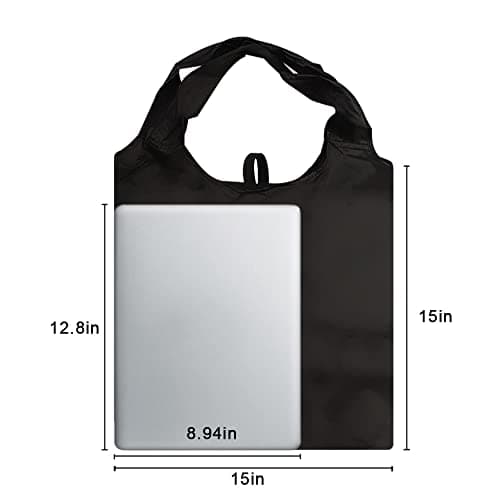 Aricsen 20-Pack Durable Colorful Reusable Grocery Bags, Eco-Friendly & Strong