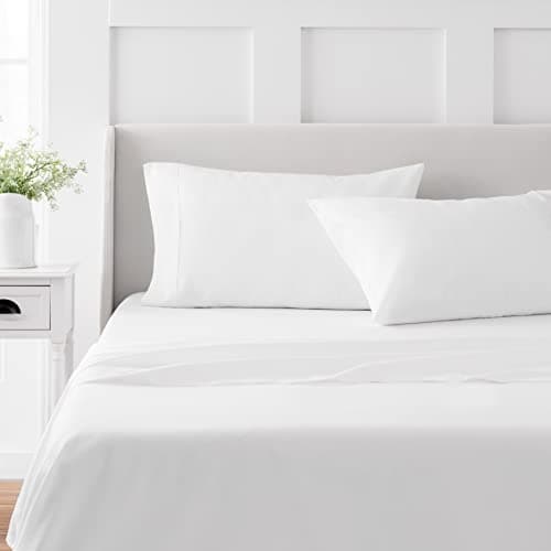 Martha Stewart 100% Cotton Twin Sheet Set, Gray