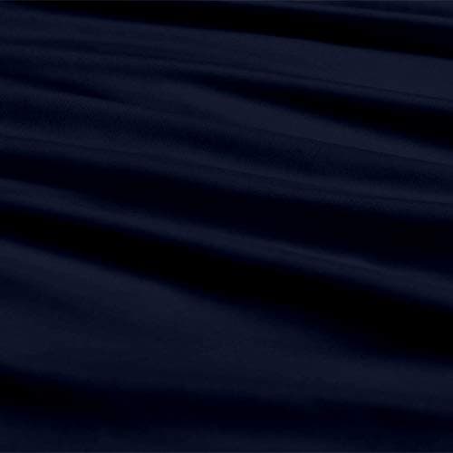 Hotel Collection Queen Size 100% Extra Soft Cotton Sheets - Navy Blue
