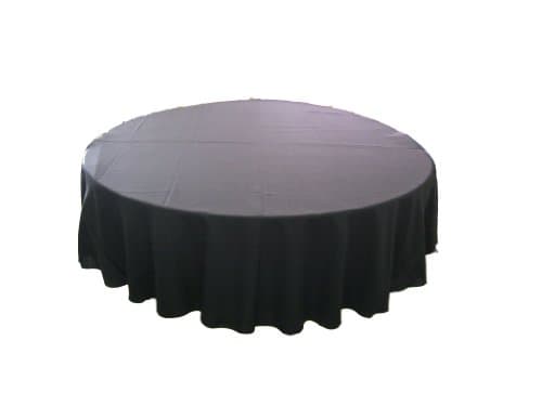 LA Linen Washable Emerald Green 108"Round Tablecloth