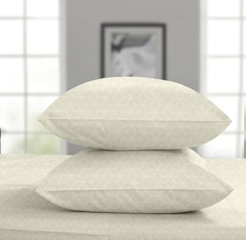 Certified 100% Egyptian Cotton Queen Pillowcases - 400 Thread Count Sateen Weave, ELS Combed Cotton, Solid Sage