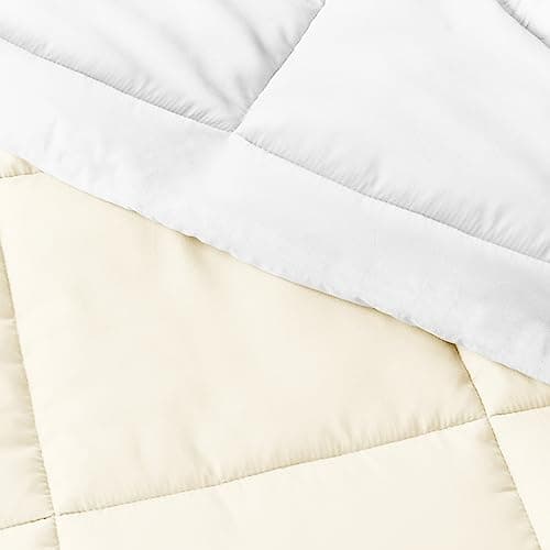 Linen Market Reversible Twin Comforter Set - Soft & Lightweight Down Alternative