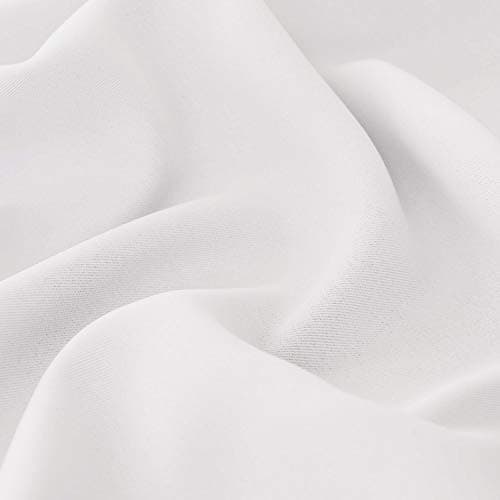 100% Cotton, 1000 Thread Count, 22-Inch Extra Deep Pocket King Bed Sheets, White