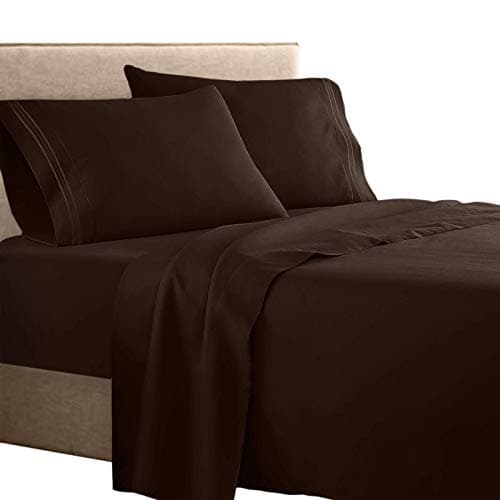 Clara Clark Supreme 1500 Thread Count 4PC Bed Sheet Set - Queen, Camel Gold
