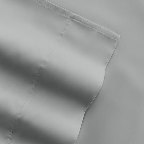 Oeko-TEX Certified Linen Market King Sheet Set - Light Gray