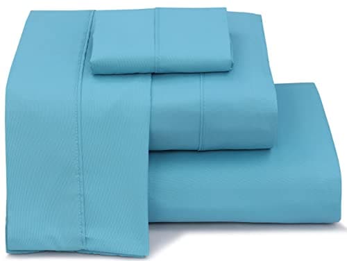 Full Size Brushed Microfiber Sheets Set with Deep Pockets - Pink Memories