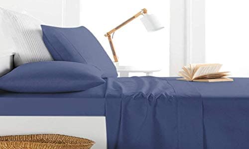 Authentic 1500 Thread Count Egyptian Cotton 4-PC Sheet Set (Queen, Beige Stripe)