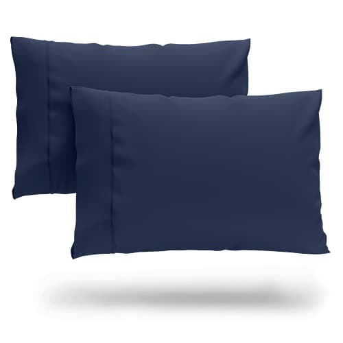 Cosy House Collection Bamboo Derived Rayon Pillowcase Set - Ultra Soft, Cooling Standard/Queen (Chocolate)