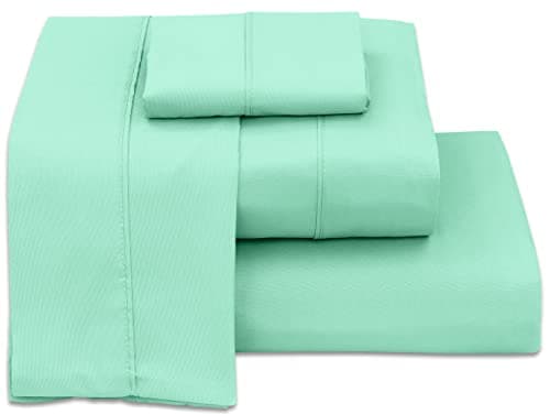 Full Size Brushed Microfiber Sheets Set with Deep Pockets - Pink Memories
