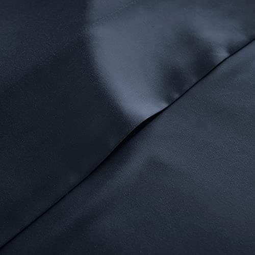 Bamboo Viscose 4-Piece Bed Sheet Set, Cooling & Soft Black Full Size