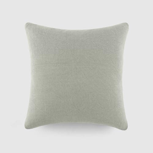 Linen Market Mustard Framed Stripe Cotton Decor Throw Pillow