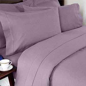 Elegance Linen 1600 Series Queen Bed Sheet Set, Deep Pocket, Gray