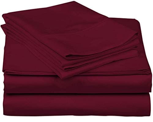 100% Pure Egyptian Cotton 800 Thread Count Sateen Weave Bed Sheets - Full Size, Chocolate