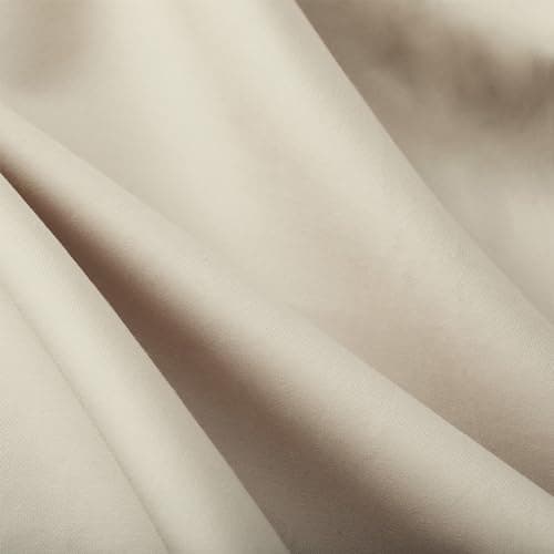 Doz 100% GOTS Certified Organic Cotton King Sheet Set, Long Staple Percale, Durable & Breathable