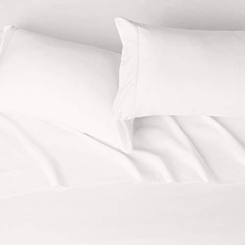 Amazon Basics Microfiber 4-Piece Bed Sheet Set, Full, Cream