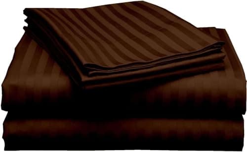 100% Egyptian Cotton 16inch Deep Pocket Queen Sheet Set, White