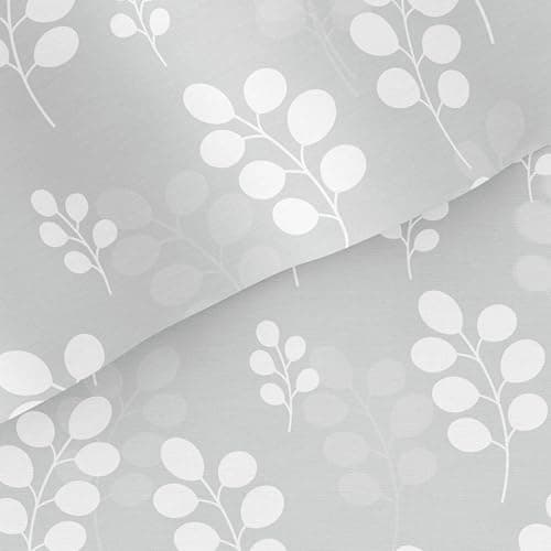 Oeko-TEX Certified Polaris Gray Double-Brushed Microfiber Queen Sheet Set - 4-Piece, Easy Care