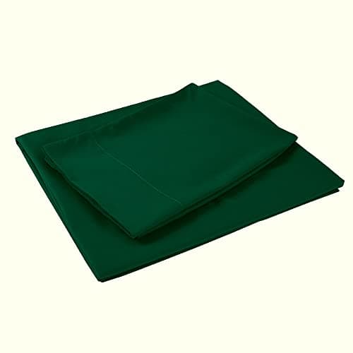 Sfoothome Black Luxury 4-Piece Bed Sheet Set - Full Size, Extra Deep Pocket