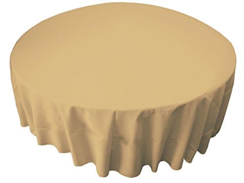 LA Linen Washable Emerald Green 108"Round Tablecloth