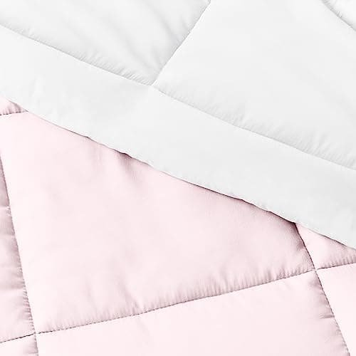 Linen Market Reversible Twin Comforter Set - Soft & Lightweight Down Alternative