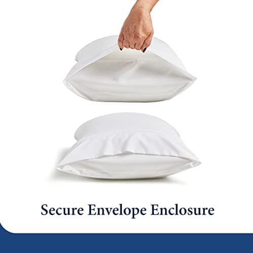 Ultra Soft Bamboo Blend Cooling Pillowcases - Set of 2 (King, Purple)