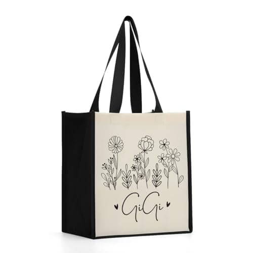 Reusable Canvas Tote Bag for Women - Grandma Mimi Gigi Gifts