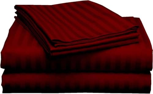 100% Egyptian Cotton 16inch Deep Pocket Queen Sheet Set, White