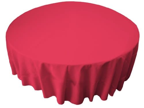 LA Linen Washable Emerald Green 108"Round Tablecloth