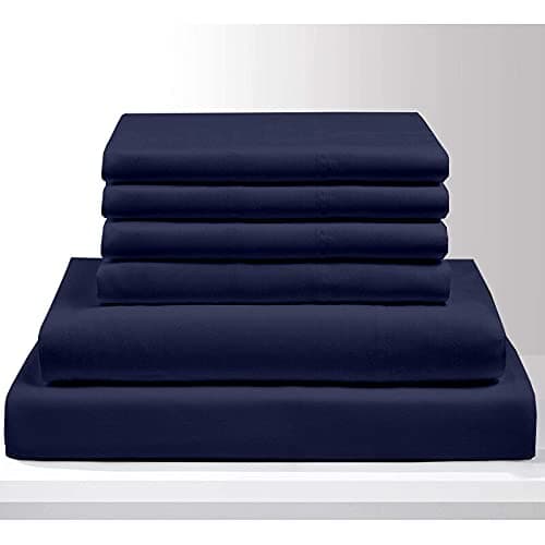 Queen Size 100% Egyptian Cotton Sheet Set - Deep Pockets - Royal Blue