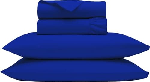 Bluemoon Homes 800 Thread Count Sky Blue Egyptian Cotton Sheets - Full/Queen Set