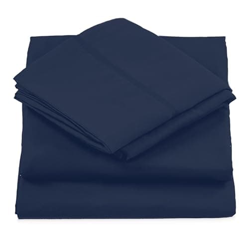 6 Piece Full Size Sheets Set - Including 4 Pillowcases - Deep Pockets - Breathable and Soft - Gray - Wrinkle Free - Machine Washable