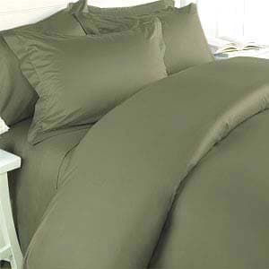 Elegance Linen 1600 Series Queen Bed Sheet Set, Deep Pocket, Gray