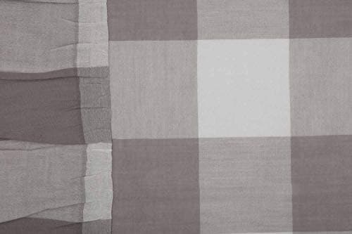 Gray Buffalo Check Madison King Size Pillowcases, Set of 2