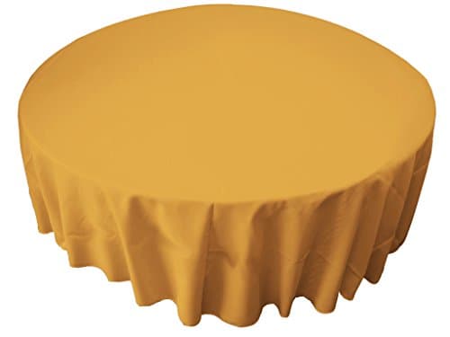 LA Linen Washable Emerald Green 108"Round Tablecloth