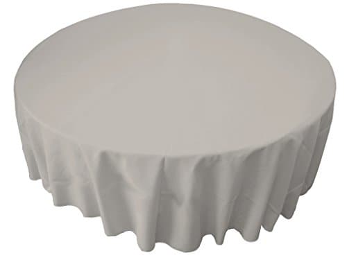 LA Linen Washable Emerald Green 108"Round Tablecloth